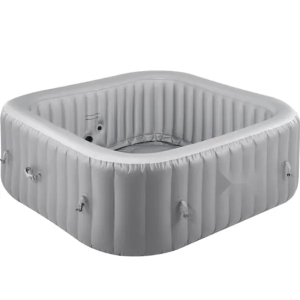 Online Oppusteligt Spa, 4-6 Personer, 1850 x 660 mm, Firkantet Bærbar, Udendørs Brug, Robust Og Komfortabel Spa & Udendørsbad