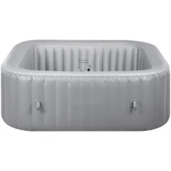 Online Oppusteligt Spa, 4-6 Personer, 1850 x 660 mm, Firkantet Bærbar, Udendørs Brug, Robust Og Komfortabel Spa & Udendørsbad