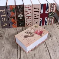 Discount Ordbog Bog Hemmelig Sikkerhedsboks Penge Kontanter Smykker Låseboks (Rose Dagbogstype) Pengeskabe