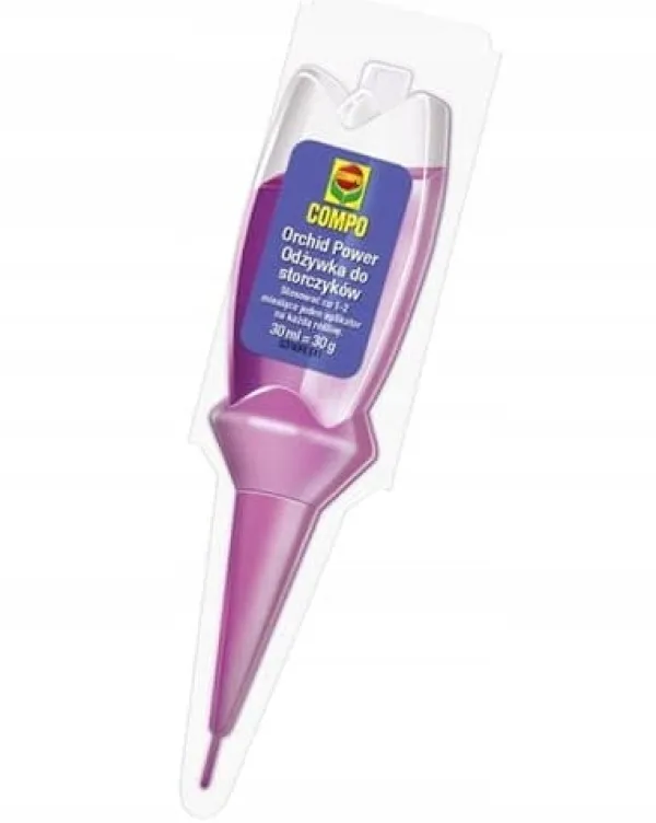 New Orkidébalsam i en 30 ml applikator. Styrker planten. Gødningsmidler