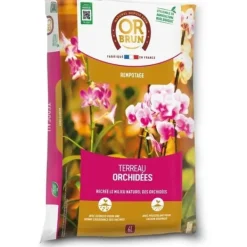 Clearance Orkidéjord - BRUN GULD - OBRTORC6U - 6L - Fremmer vækst Jord & Sand