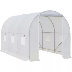 Drivhus^Outsunny Drivhus 350x200x200cm Foliedrivhus, Plantehus, Folie til haven