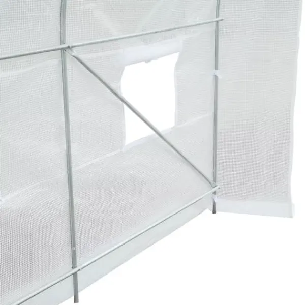 Drivhus^Outsunny Drivhus 350x200x200cm Foliedrivhus, Plantehus, Folie til haven