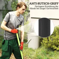 New Outsunny Haveværktøjssæt 4 stk. Grøn Metal Haveværktøj