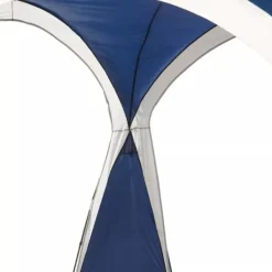 Telte & Lysthuse^Outsunny Kuppeltelt, Blå, 3,5x3,5x2,22m, Polyester, Have, Terrasse, Altankuppeltelt til 6-8 personer