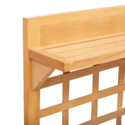 Plantningsbænke^Outsunny Plantebord i Grantrback, Brun, 105x40x135 cm
