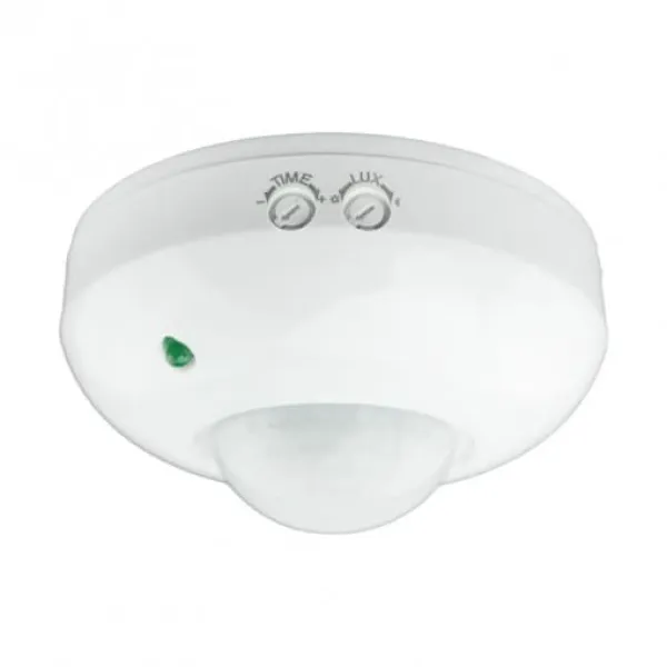 Bevægelsesdetektorer^Overflademonteret bevægelsessensor hvid 360 grader PIR CP-8B EC20334 ECO