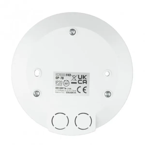 Hot Overflademonteret hvid PIR bevægelsessensor CP-7B EC20333 ECO Bevægelsesdetektorer