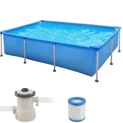 Best Overjordisk Pool, 258x179x66 cm, Blå Pooler