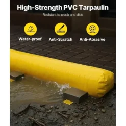 Best Oversvømmelsesbarriere, 366x51x30,5 cm, PVC, Genanvendelig vandafledning Beredskabsplaner