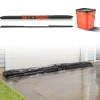 Beredskabsplaner^Oversvømmelsesposer - Sandfri sandsække - 10-pak - Vandaktiveret - Vandabsorberende - Genanvendelig - 153 x 21 cm - Til kælder/garage/døre