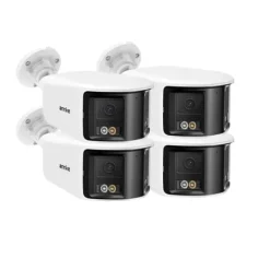 Sikkerhedsmonitorer & Videokameraer^Overvågningskamera, 8MP klarhed, 180° synsvinkel,4PCS 91EV