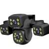 Sikkerhedsmonitorer & Videokameraer^Overvågningskamera, 15MP Ultra HD, Smart Bevægelsesdetektion,1Pcs Wifi Kamera, EU Stik