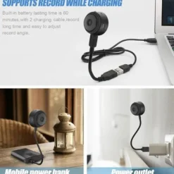Online 1080P Mini Övervakningskamera WIFI & Nattkamera Sikkerhedsmonitorer & Videokameraer