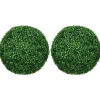 Discount 2-pak buksbomkugler 50 cm kunstige, plast, til hjem, kontor & have Havedekorationer