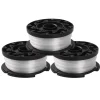 Clearance 3-pak erstatningsspoler med trimmerlinje til Black Decker AF-100-3ZP græstrimmer Havemaskiner
