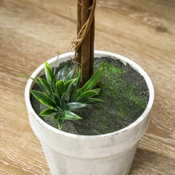 Online 2-pak kunstig lavendel 60 cm med potte, realistisk kunstblomst til hjem & have Buskads