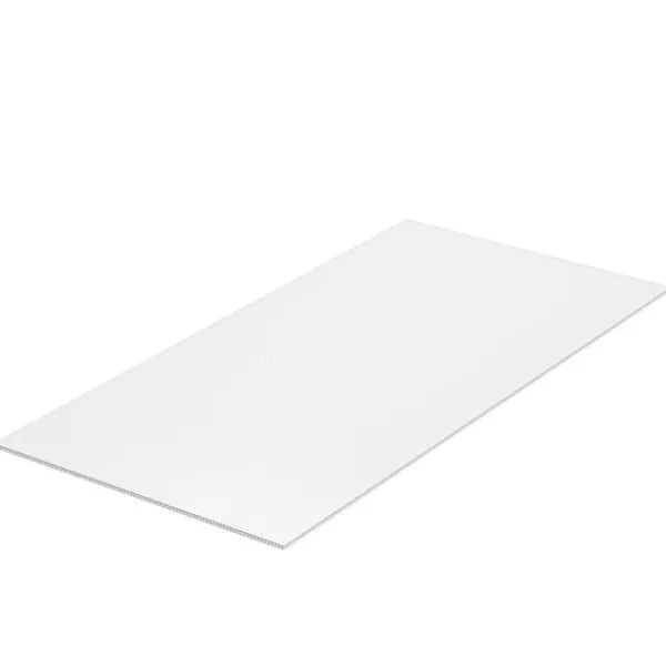 Drivhus^15-pak polycarbonat drivhuspaneler 2x4', 0,24'' tykkelse, UV-beskyttelse, holdbare tagplader til drivhus.
