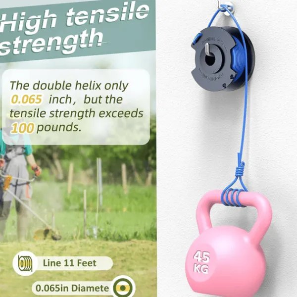 Hot 6-pak trimmerspoler med trimmertråd og låg RYOBI græstrimmer Havemaskiner