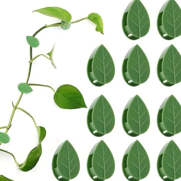 Discount Pakke med 50 selvklæbende planteholdere, planteklemmer, klatreplanter, fastgørelsesklemmer til vægplanter til støtteplantning Krukker & Plantebeholdere