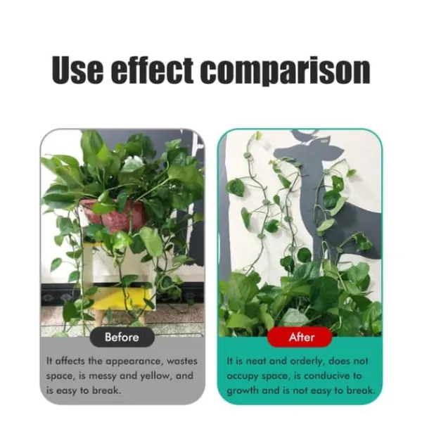 Discount Pakke med 50 selvklæbende planteholdere, planteklemmer, klatreplanter, fastgørelsesklemmer til vægplanter til støtteplantning Krukker & Plantebeholdere