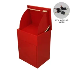 Outlet Pakkeboks Postkasse Rød | MonsterShop Postkasser & Brevindkast