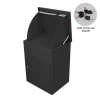 Postkasser & Brevindkast^Pakkeboks Postkasse Sort | MonsterShop