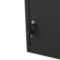 Postkasser & Brevindkast^Pakkeboks Postkasse Sort | MonsterShop