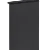 Discount Pakkeleveringsboks, 44x35x58,3 cm, Sort, Galvaniseret stål Postkasser & Brevindkast