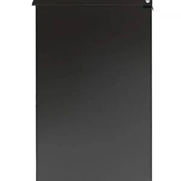 Postkasser & Brevindkast^Pakkepostkasse, 39,1x26,9x52,1 cm, Sort, Galvaniseret stål