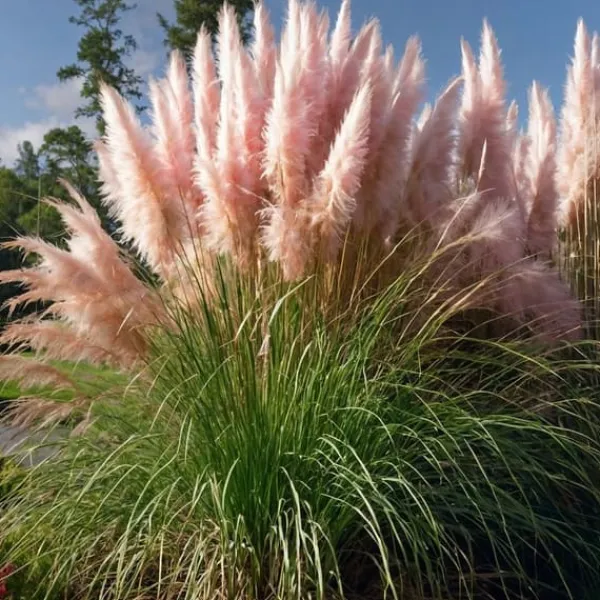 Pampasgræs - Sæt med 6 - Cortaderia selloana - Højde 25-40cm - ⌀9cm Haveplanter