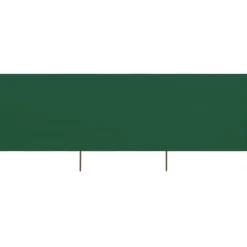 3-panelers foldbart læsejl 400x160 cm | Farve: Grøn Vinddekoration