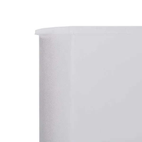 Vinddekoration^6-panels foldbart læsejl - UV-beskyttelse | Farve: Sandhvid | Størrelse: 800x160 cm