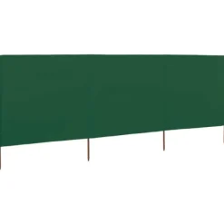 Sale 3-panels læsejl stof 400 x 120 cm grøn - Læsejl - Læskærm - Home & Living Vinddekoration