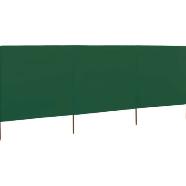 Sale 3-panels læsejl stof 400 x 120 cm grøn - Læsejl - Læskærm - Home & Living Vinddekoration