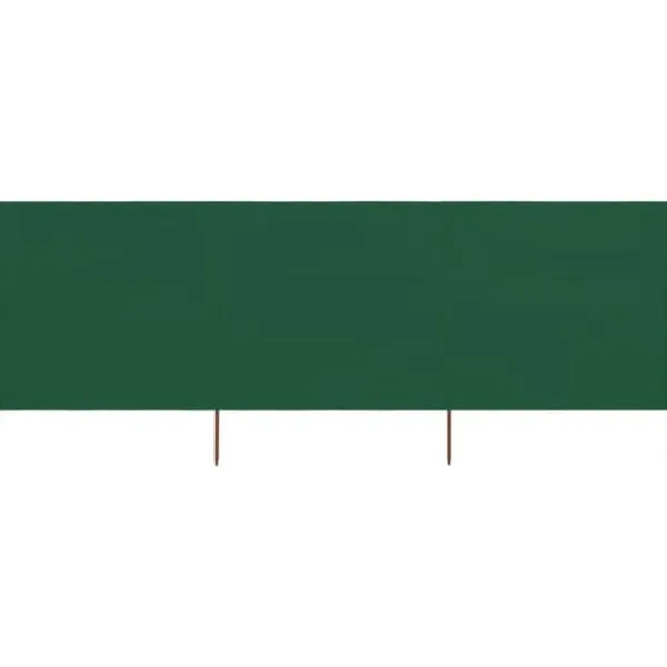 Sale 3-panels læsejl stof 400 x 120 cm grøn - Læsejl - Læskærm - Home & Living Vinddekoration