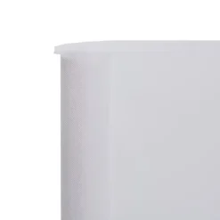 Vinddekoration^5-panels læsejl 600x120 cm stof sandhvid - Læsejl - Læskærm - Home & Living