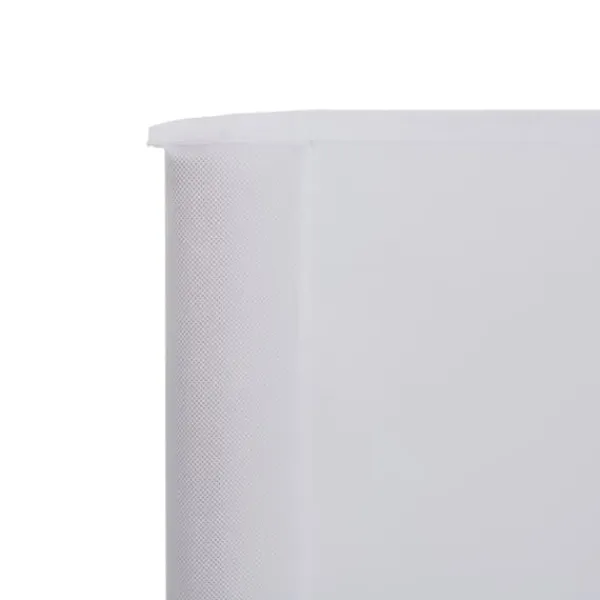 Vinddekoration^5-panels læsejl 600x120 cm stof sandhvid - Læsejl - Læskærm - Home & Living