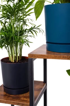 Sale PANORAMA metal stående blomsterstativ til blomster og planter - 6-etagers VENGE Plantestativer