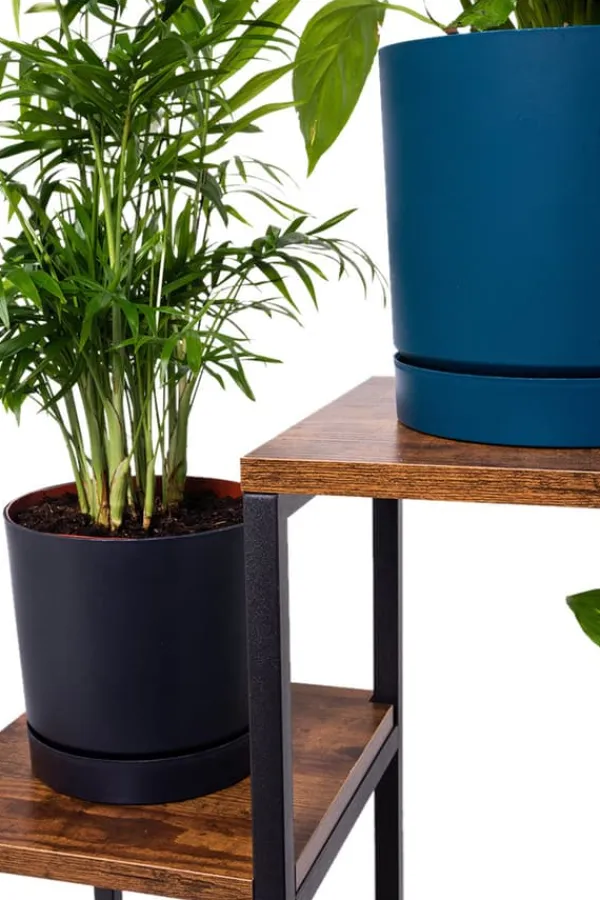 Sale PANORAMA metal stående blomsterstativ til blomster og planter - 6-etagers VENGE Plantestativer