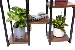 Sale PANORAMA metal stående blomsterstativ til blomster og planter - 6-etagers VENGE Plantestativer
