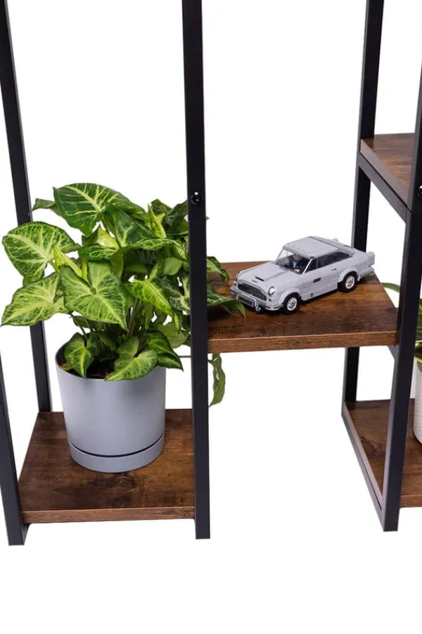 Sale PANORAMA metal stående blomsterstativ til blomster og planter - 6-etagers VENGE Plantestativer