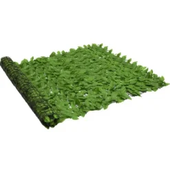 Parasoller og solskærme - Living altanafskærmning 500x150 cm grønne blade Buer, Spalier, Lysthuse Uden Tag