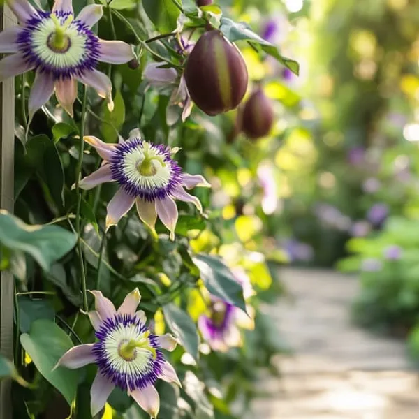 Clearance Passionsfrugt - Sæt med 6 - Passiflora edulis 'Frederick' - Højde 25-40cm - ⌀9cm Haveplanter