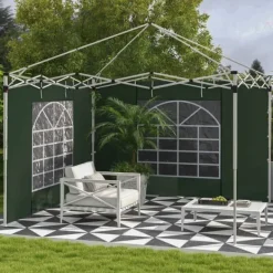 Telte & Lysthuse^Pavilion sidepaneler, 295x195 cm, grøn