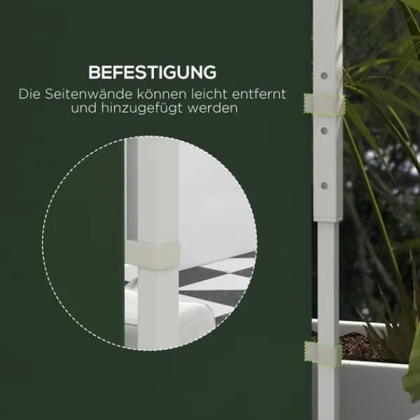 Telte & Lysthuse^Pavilion sidepaneler, 295x195 cm, grøn
