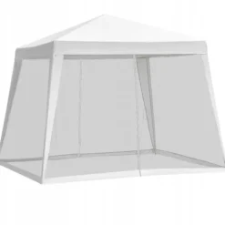 Telte & Lysthuse^Pavilion 3X3 G1015 HVID MED MYGGENET