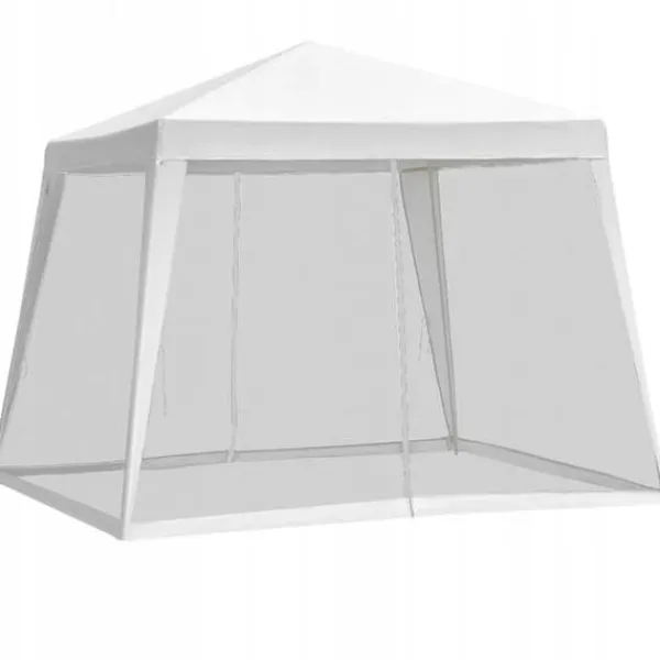 Telte & Lysthuse^Pavilion 3X3 G1015 HVID MED MYGGENET