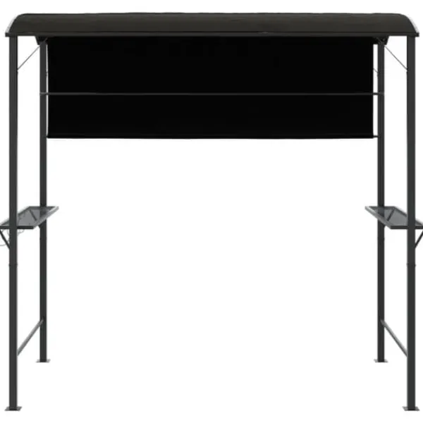 Telte & Lysthuse^Paviljong med tak för utomhusevenemang - Robust och vattentålig | Färg: Antracit | Storlek: 220x110x200 cm