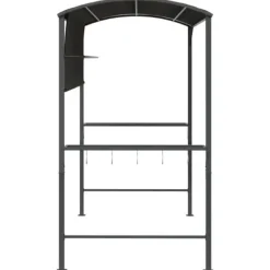 Telte & Lysthuse^Paviljong med tak för utomhusevenemang - Robust och vattentålig | Färg: Antracit | Storlek: 220x110x200 cm